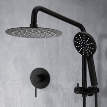 Suri 200mm Short Twin Shower Mixer Set